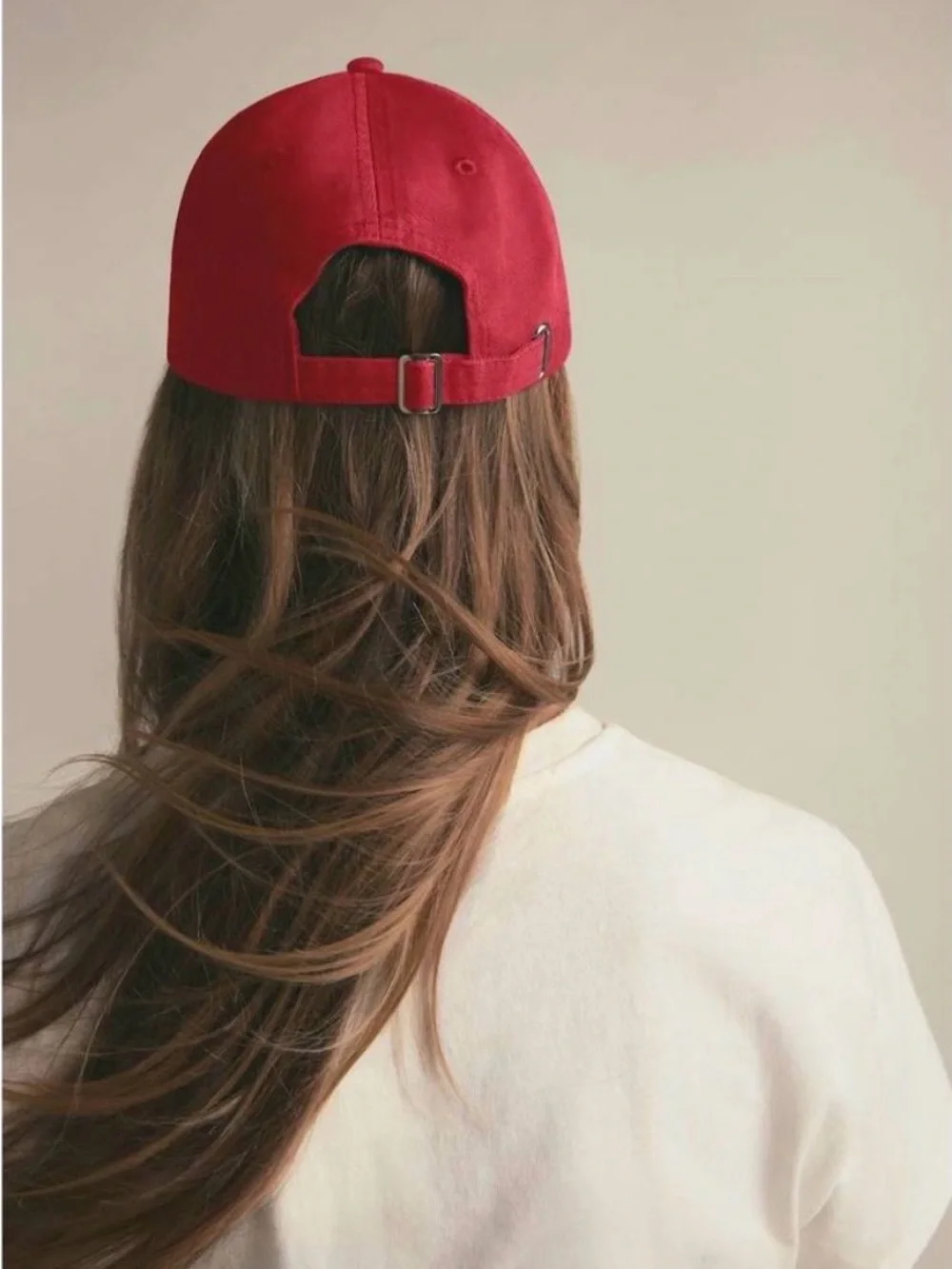 Favorite Daughter Bright Red Logo Baseball Cap